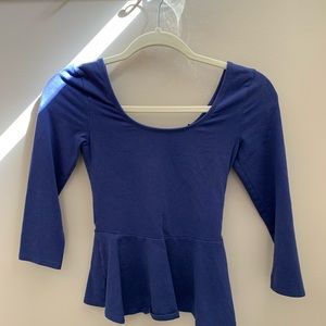 Peplum top